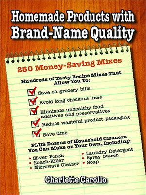 cover image of Homemade Products with Brand-Name Quality